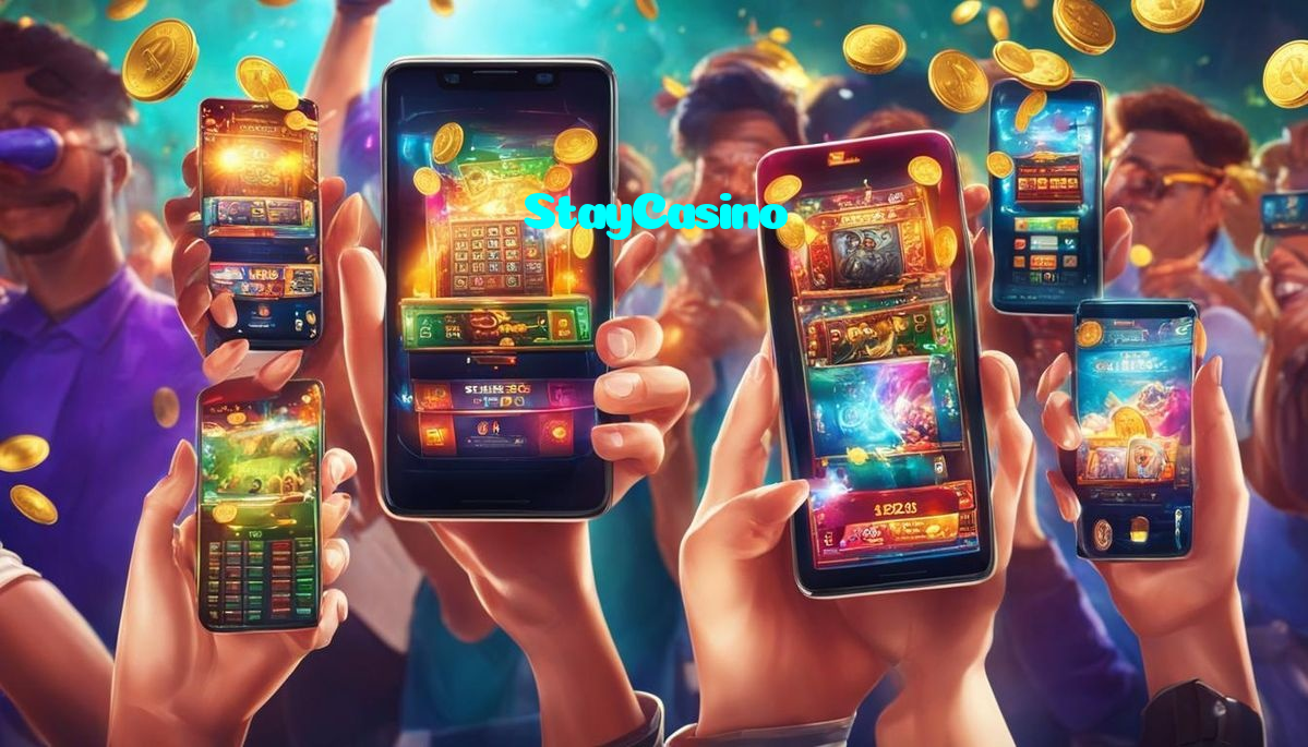 StayCasino casino presented on mobile device in Pakistan with slots and live games